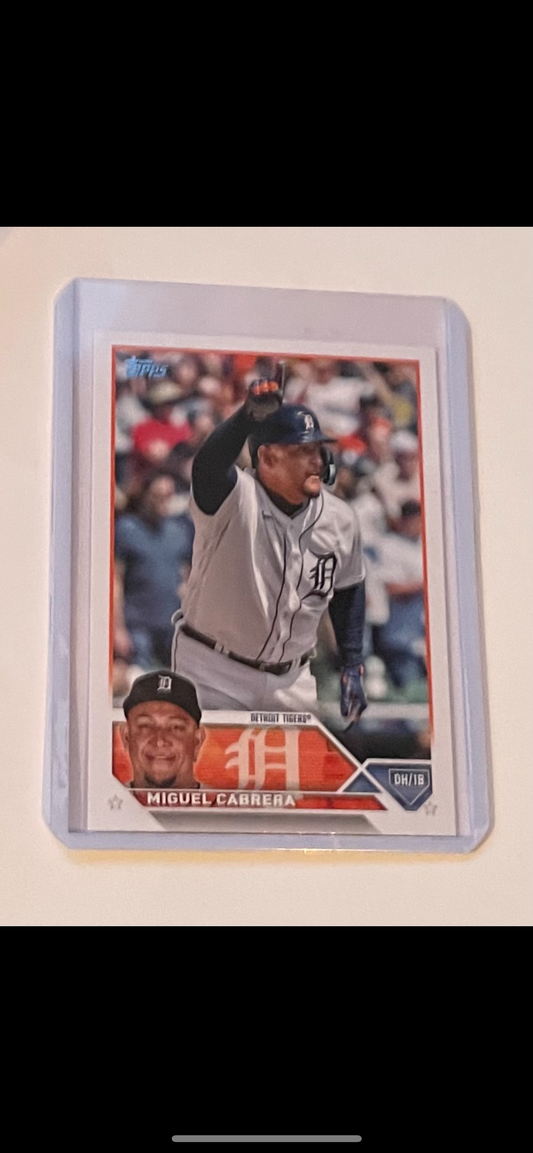 Miguel Cabrera Detroit Tigers 2023 Topps