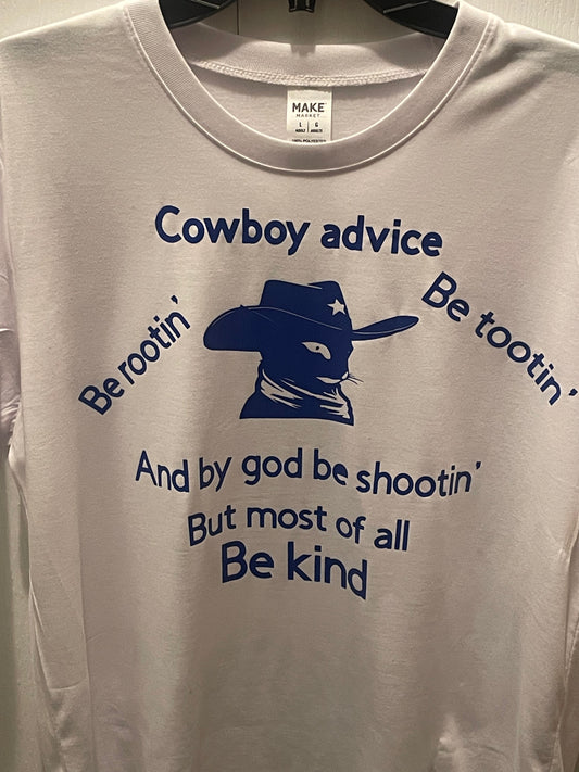 Cowboy advice tee