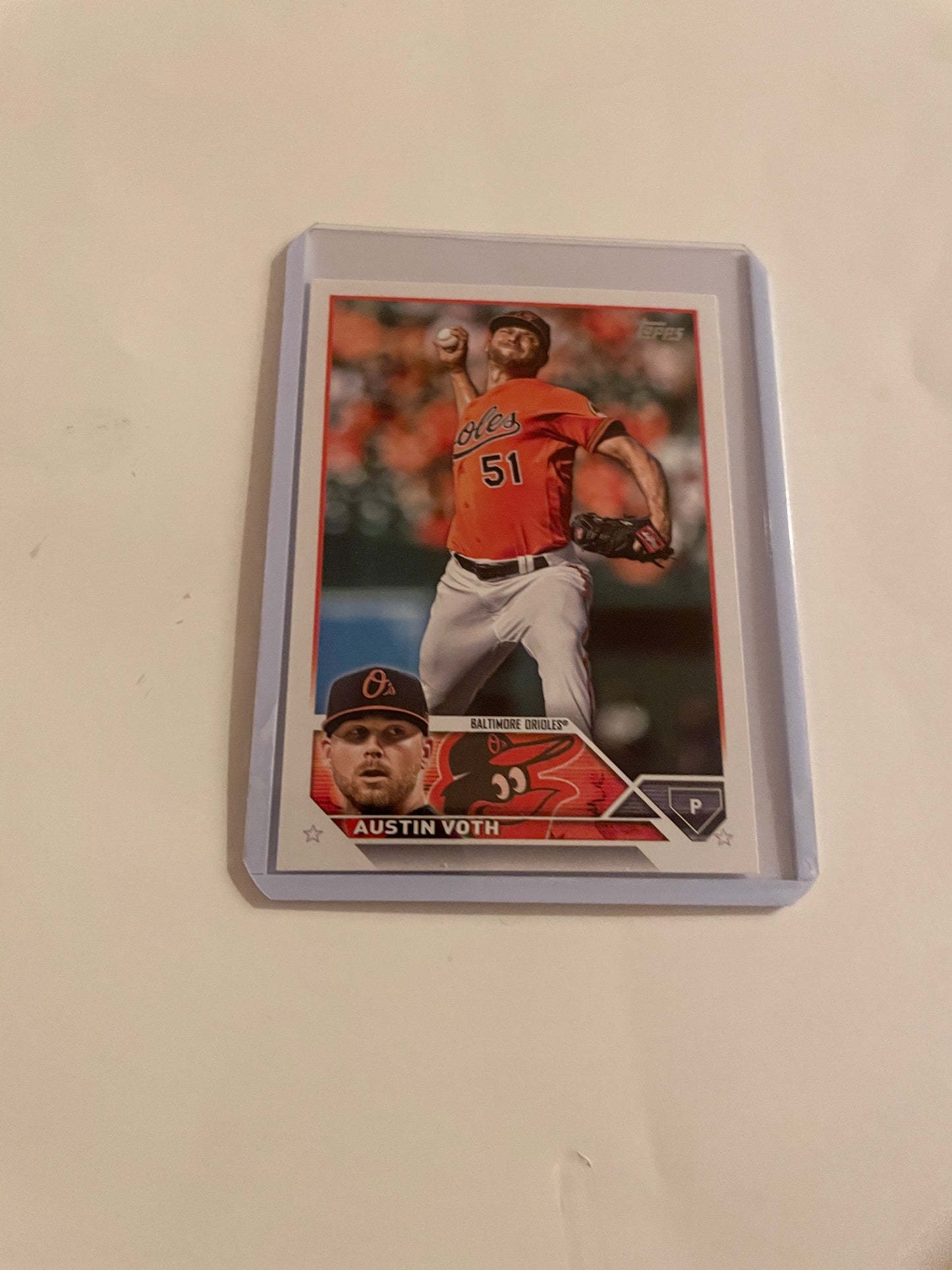 Austin Voth Baltimore Orioles Topps 2023